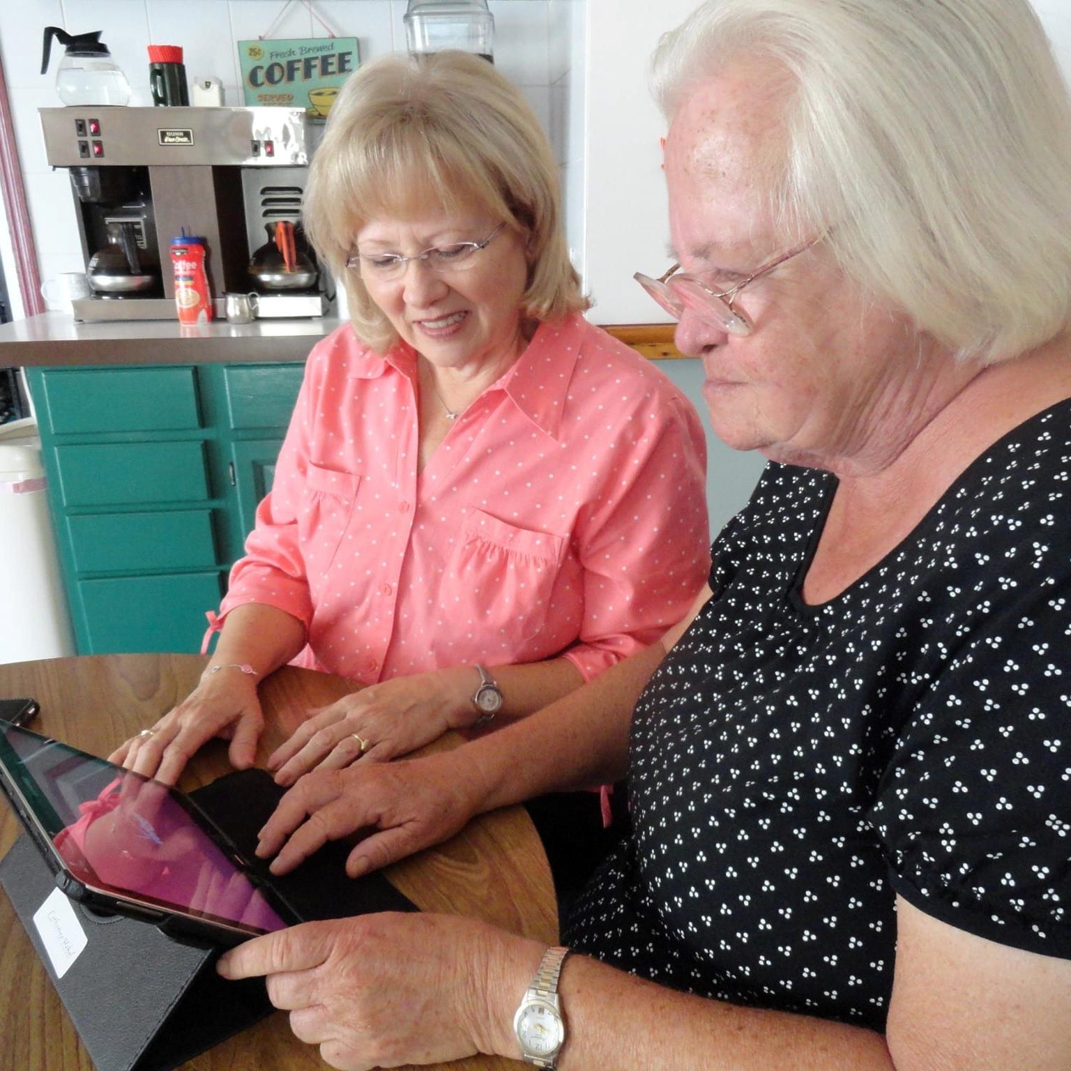 respite volunteer with an older adult