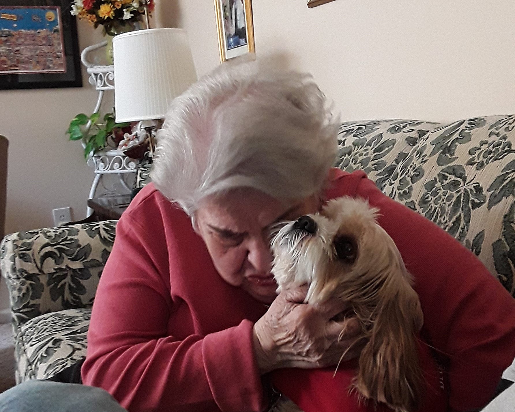 Photo: Care receiver and Caregiver Canine