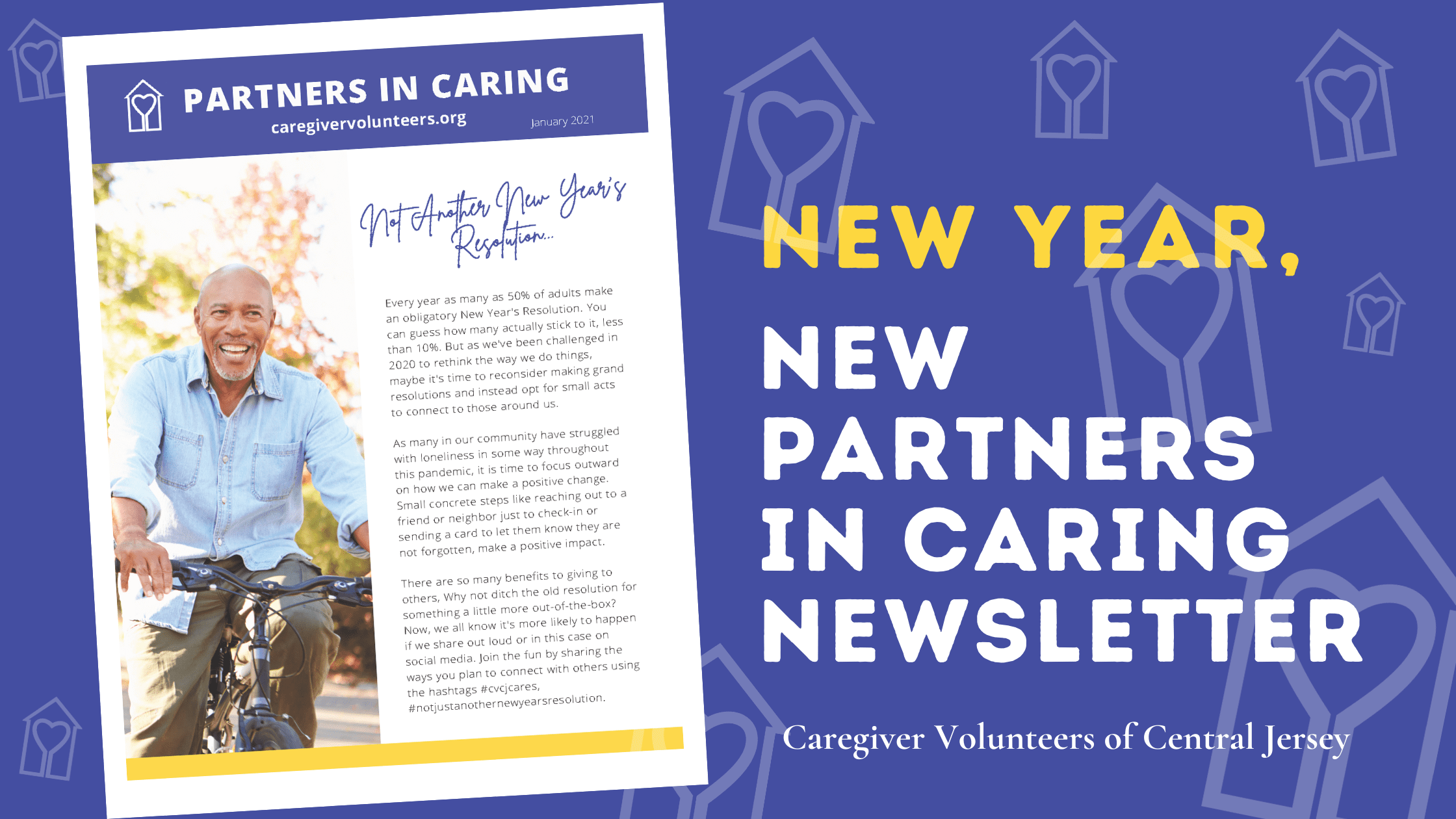 Caregiver Volunteers of Central Jersey January 2021 Partners in Caring Newsletter