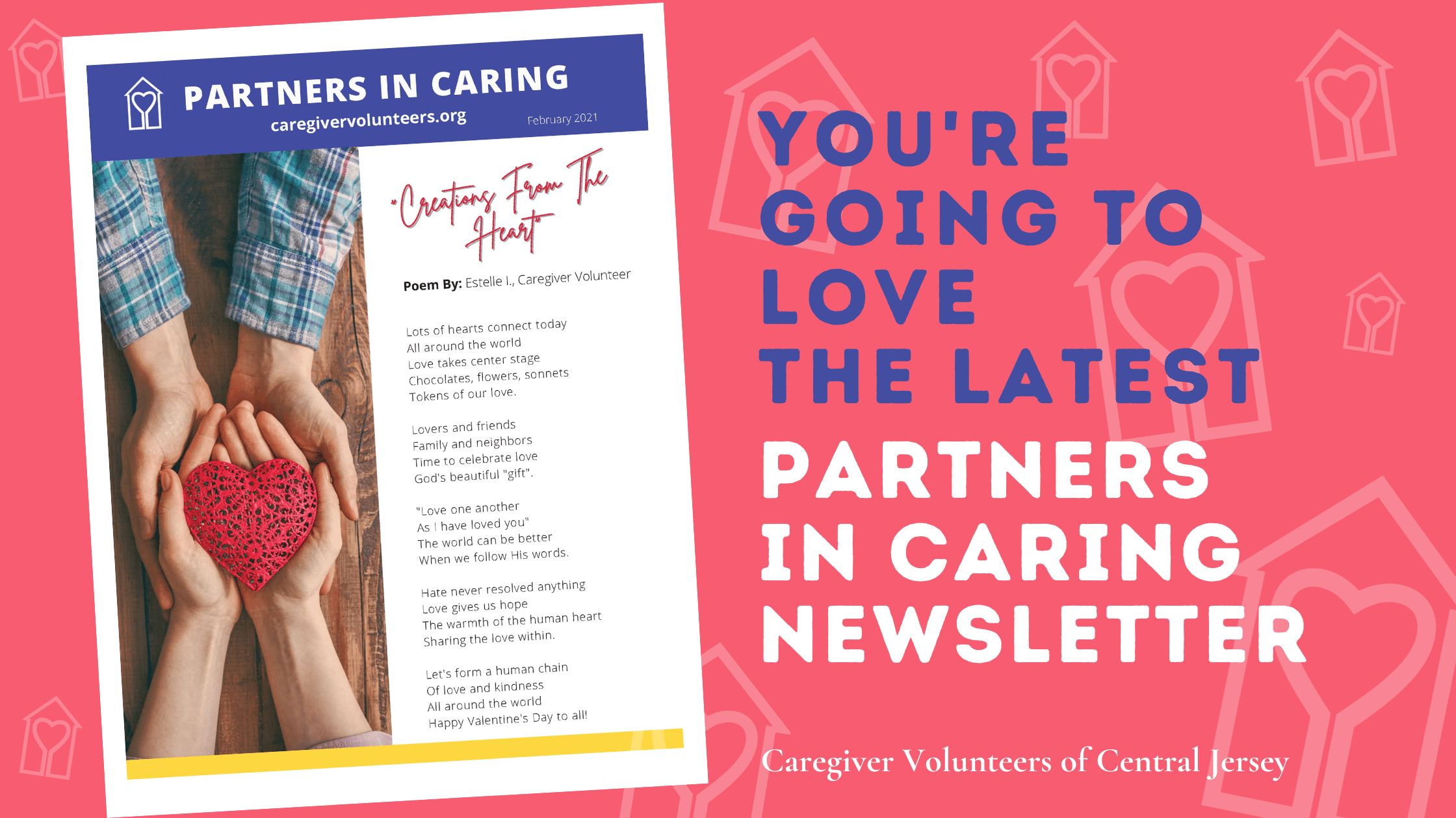 Caregiver Volunteers of Central Jersey February 2021 Partners in Caring Newsletter