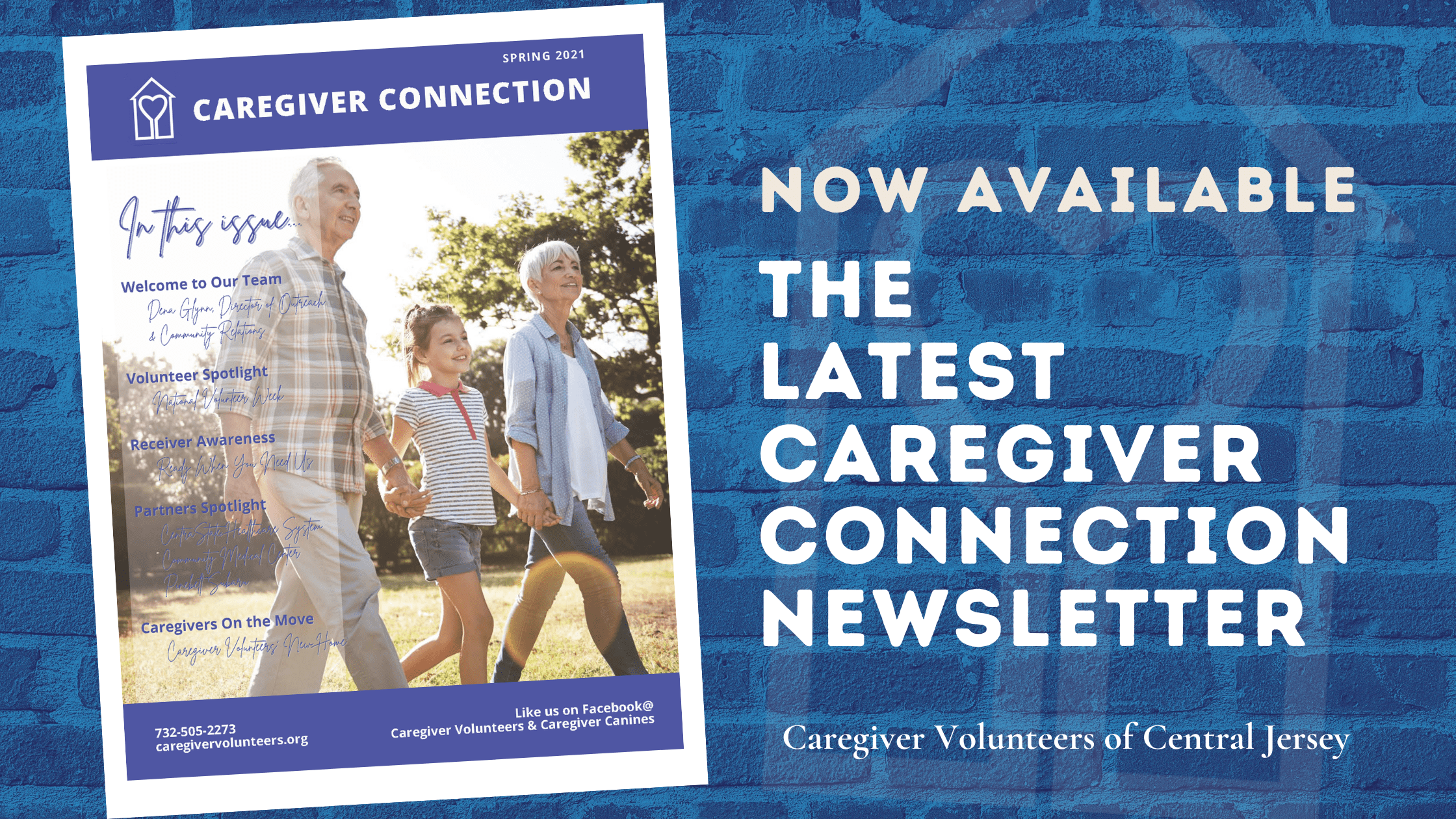 CVCJ Latest Caregiver Connection Newsletter is here