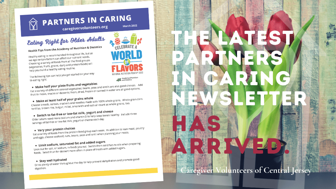 March’s Partners in Caring Newsletter has arrived
