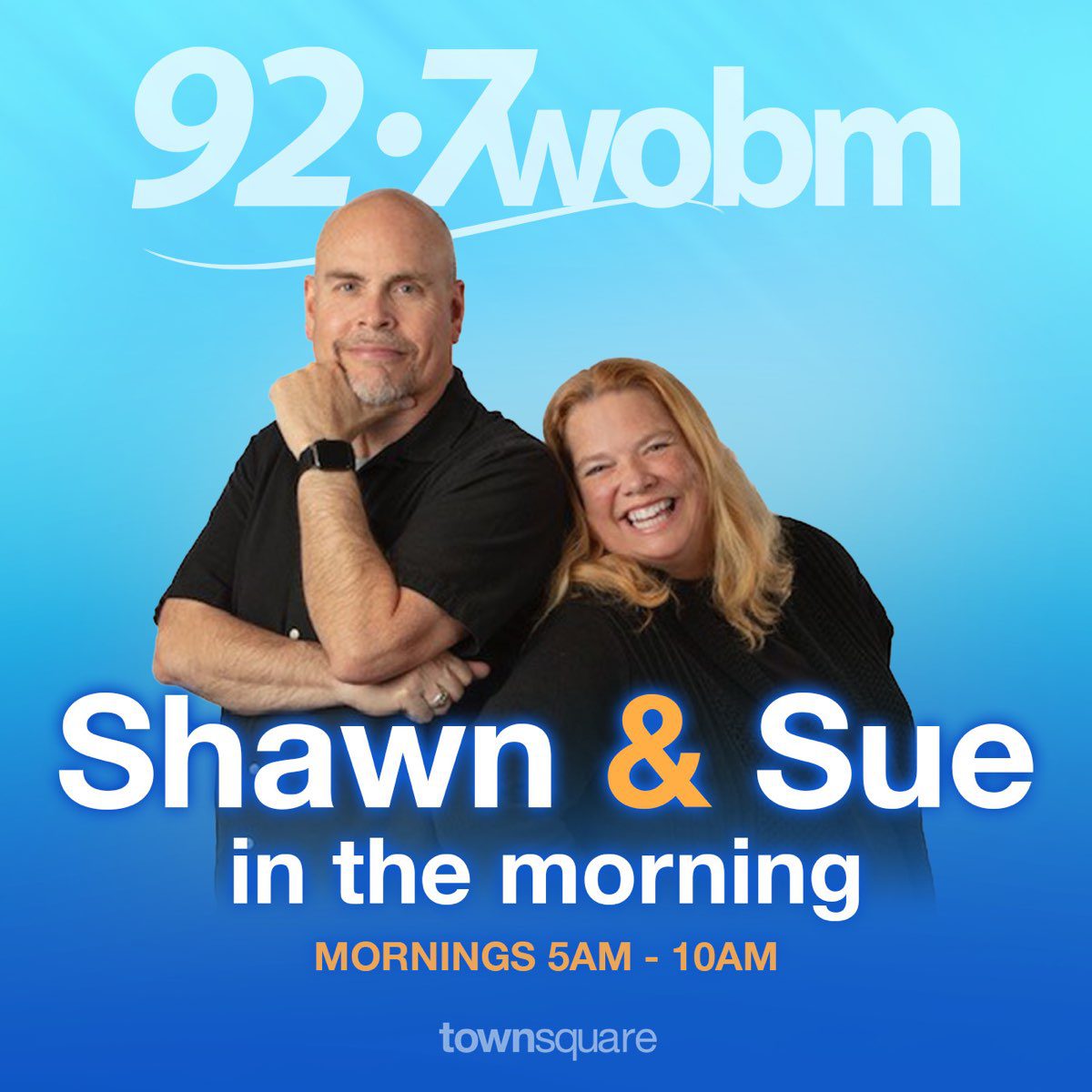 92.7 WOBM - Hosts of Shawn & Sue in the morning